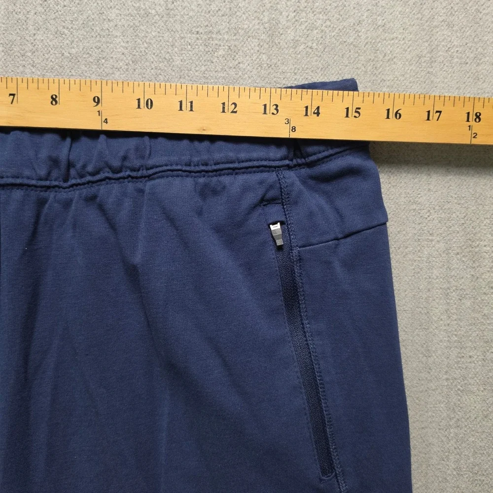 Russell Athletic Joggers Mens Large Navy Blue Zipper Pockets Performance Pants